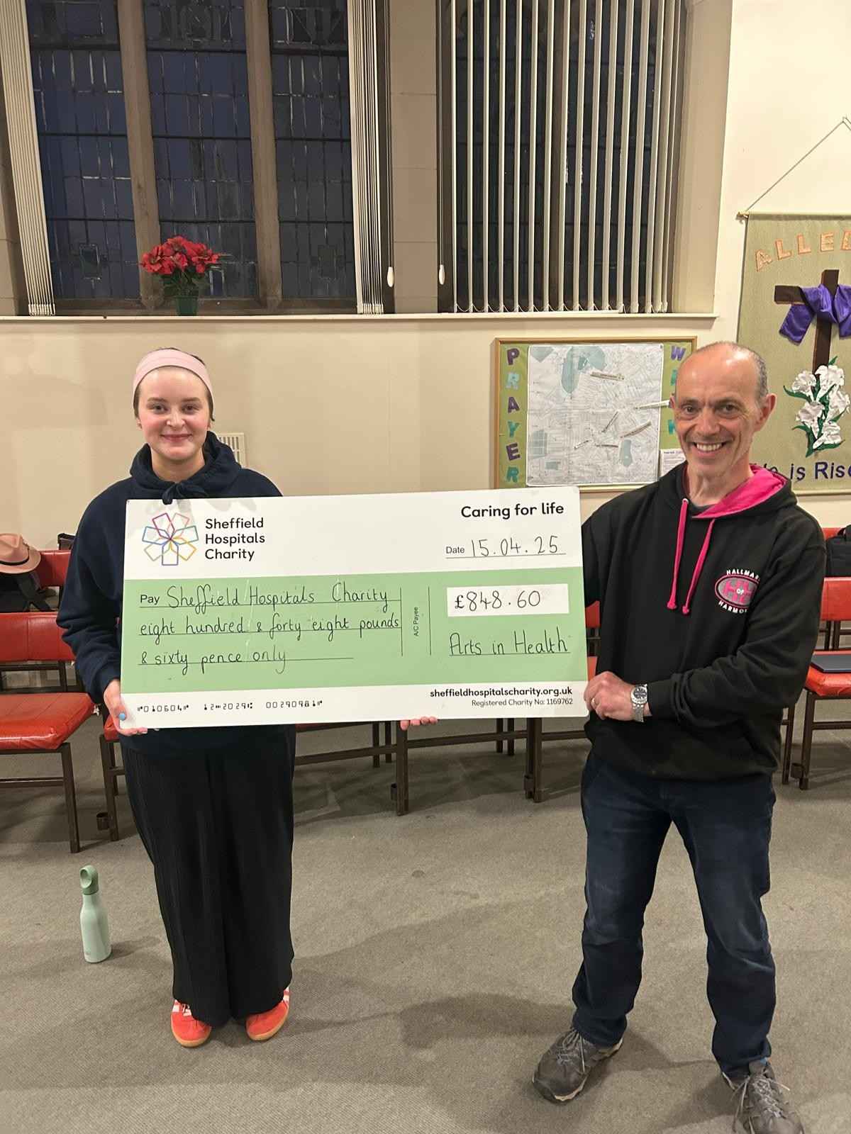 Hallmark Raises £848 for Sheffield Hospitals Charity